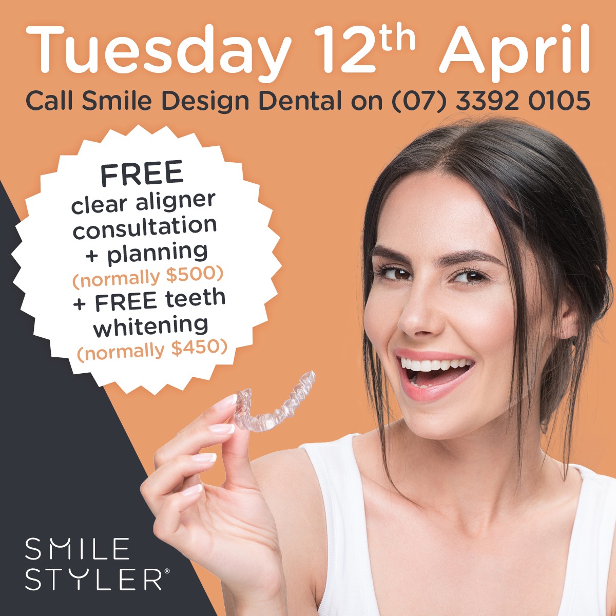 SmileStyler Day – Free digital setup to straightening your teeth with clear aligners